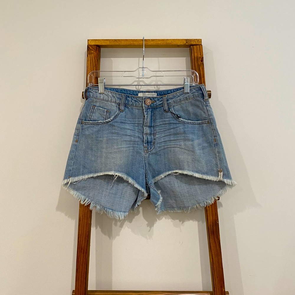 One Teaspoon Trucker Denim Shorts in Hustler